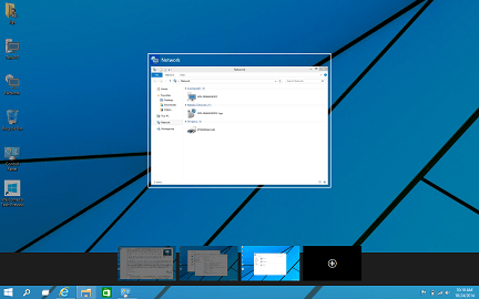 Multiple desktops in Windows 10